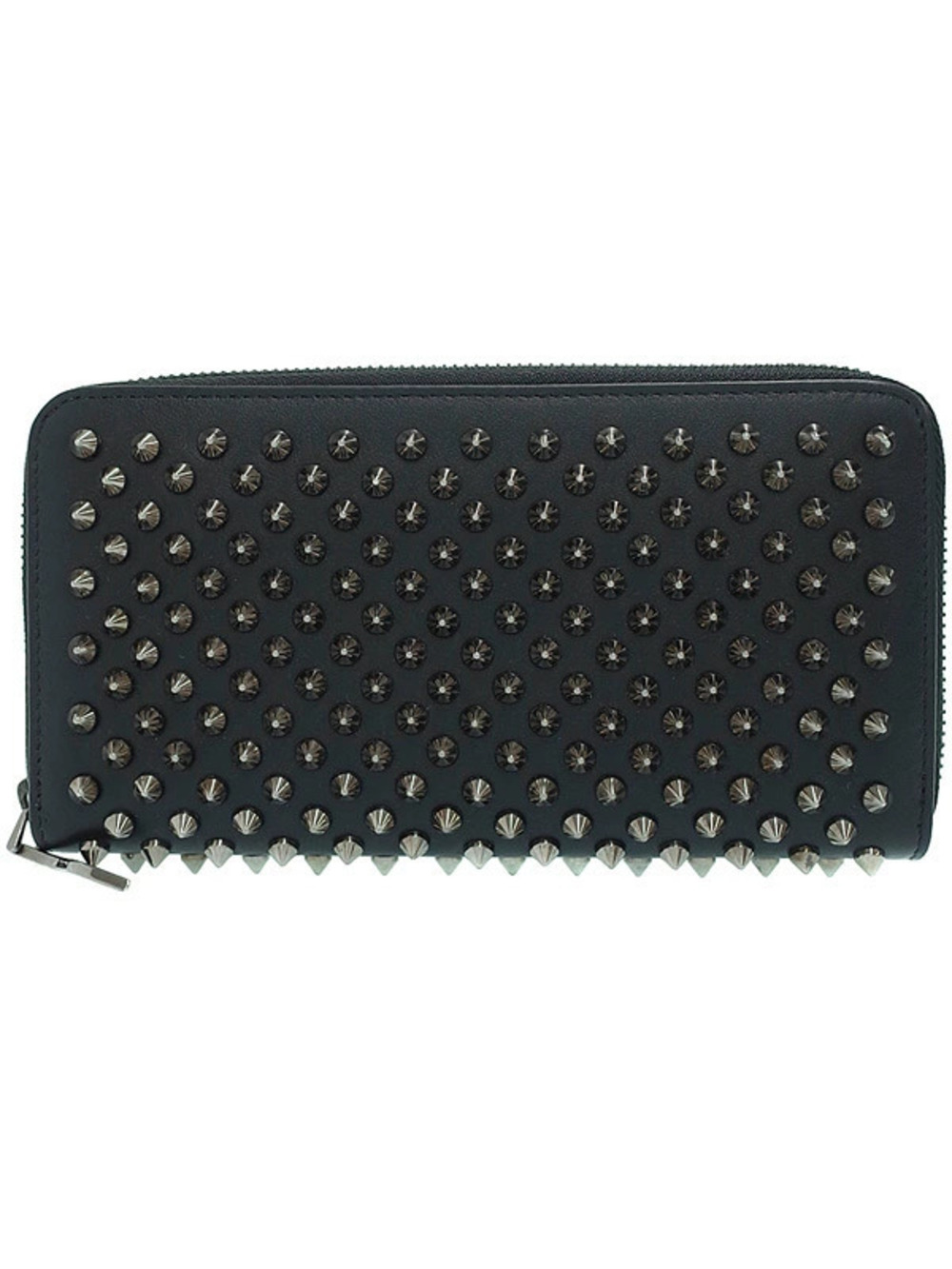 Christian Louboutin Panettone Studded Round Zipper Long Wallet